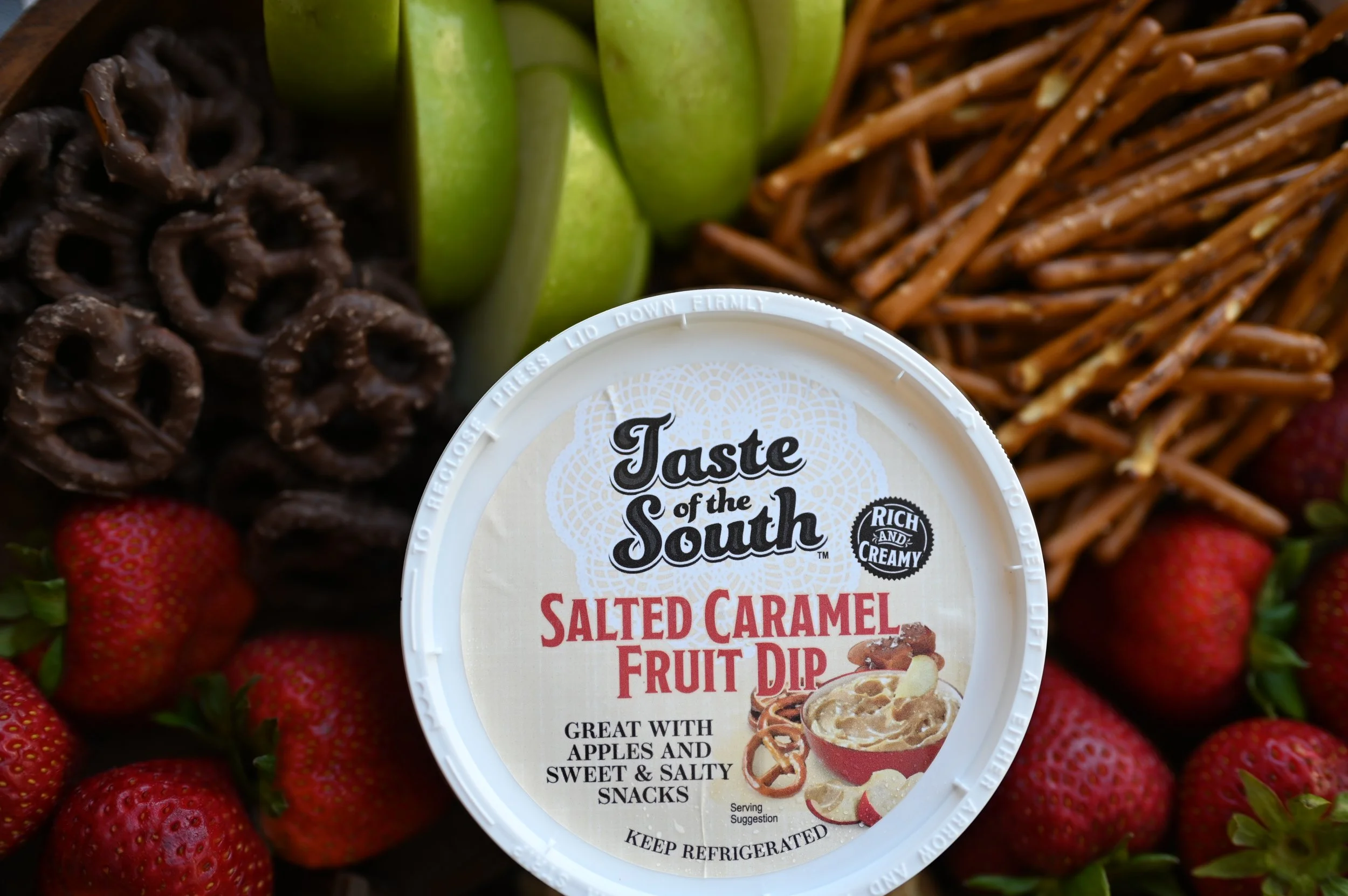 Salted Caramel Fruit Dip — Taste of the South Dips