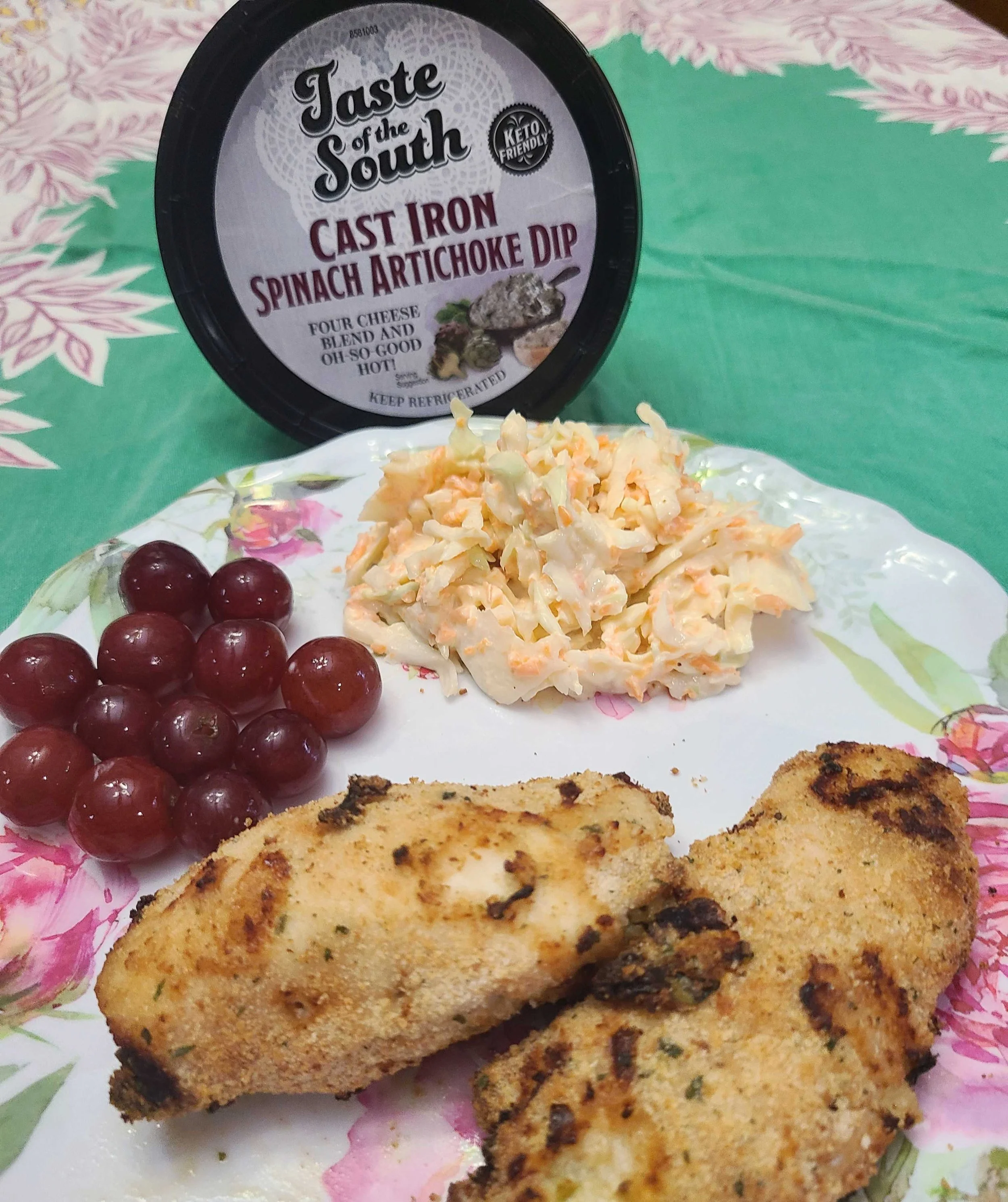 KetoFriendly Spinach Artichoke Chicken Rollups — Taste of the South Dips