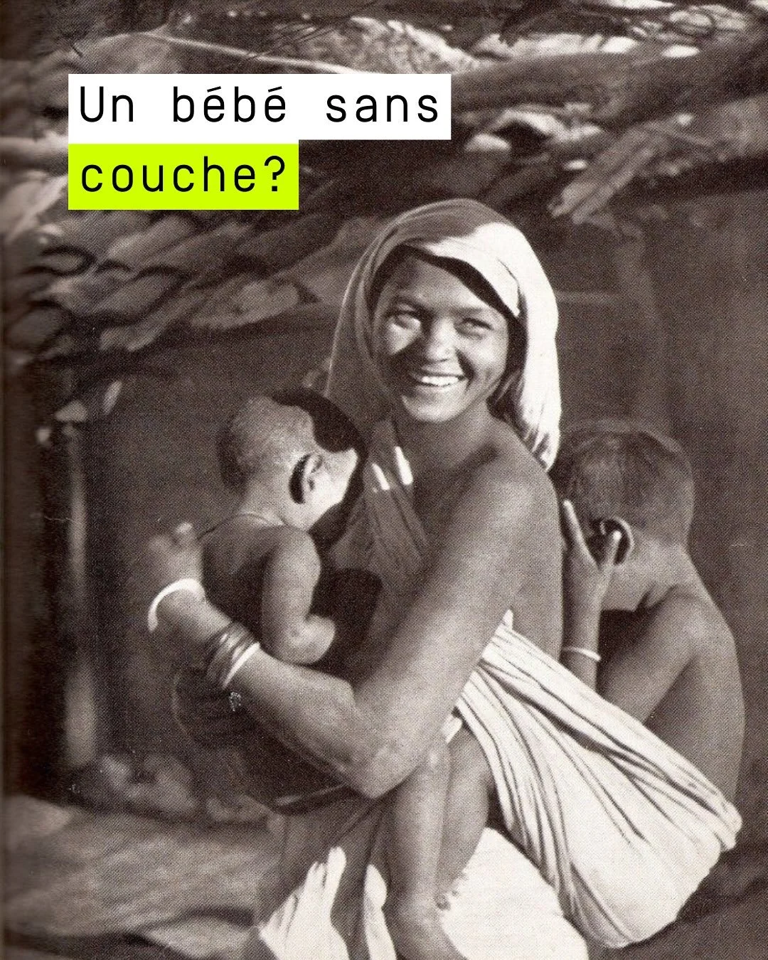 La r&eacute;ponse👇

Quand on est devenu parent, on pensait avoir deux options : 

lavable ou jetable.

Mais on s&rsquo;est pos&eacute; une autre question&hellip; 

🤔 Comment faisaient nos anc&ecirc;tres avant l&rsquo;invention des couches?

C&rsquo