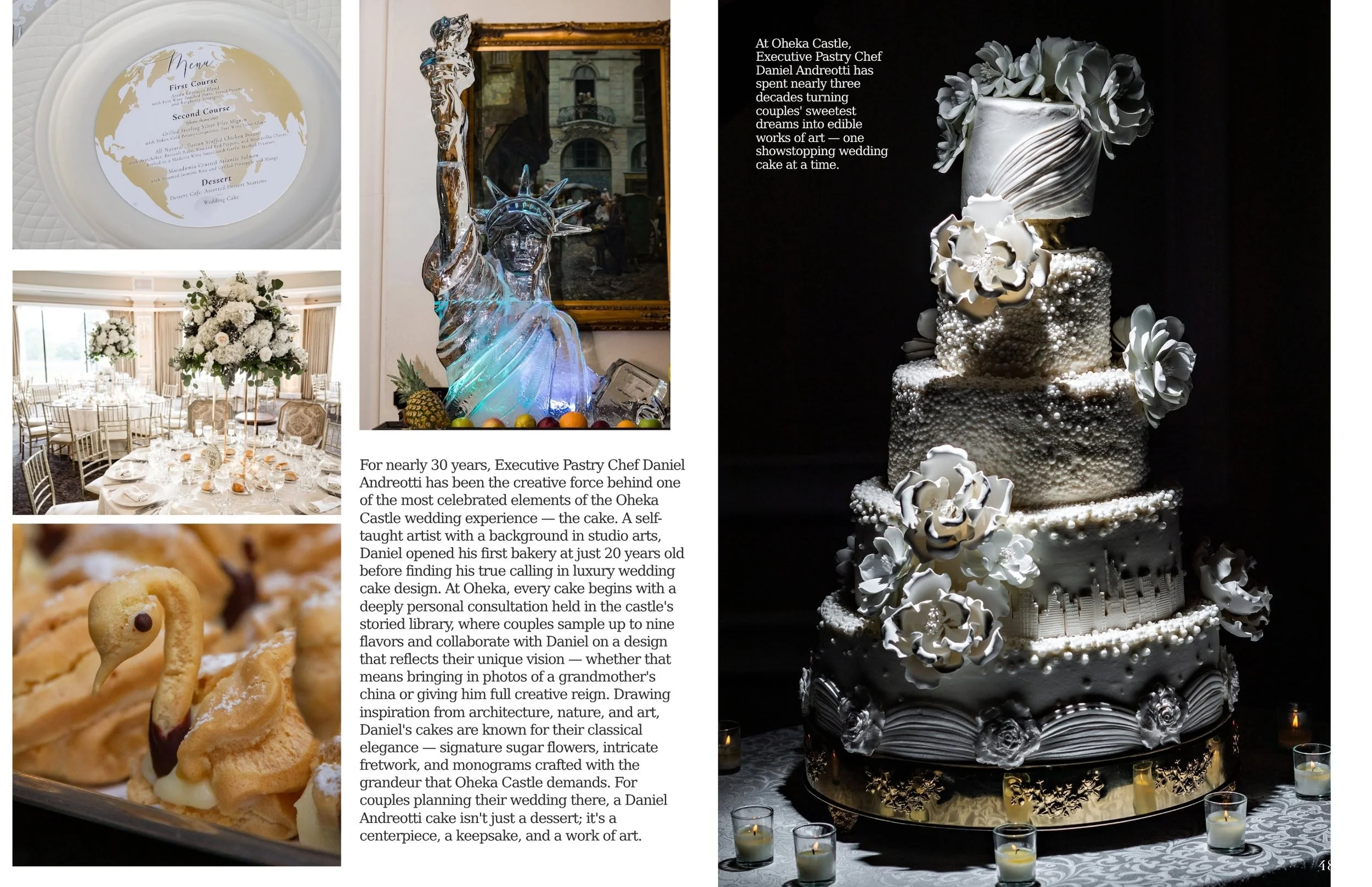 Oheka masterpiece cake Daniel Andreotti