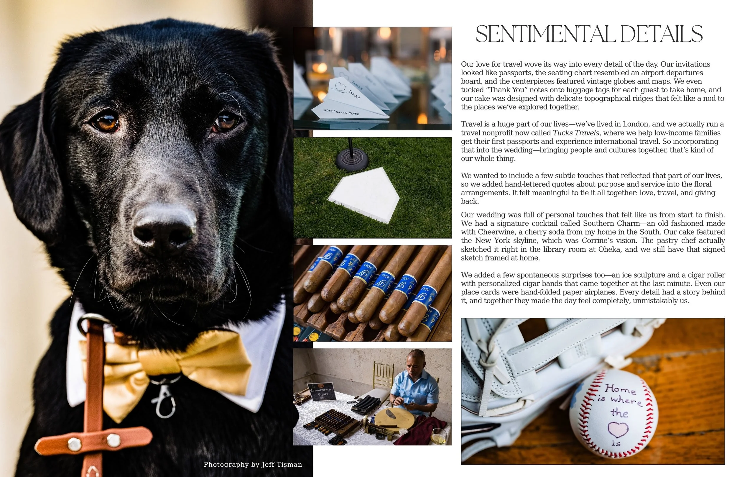 Wedding Day Details and Dog