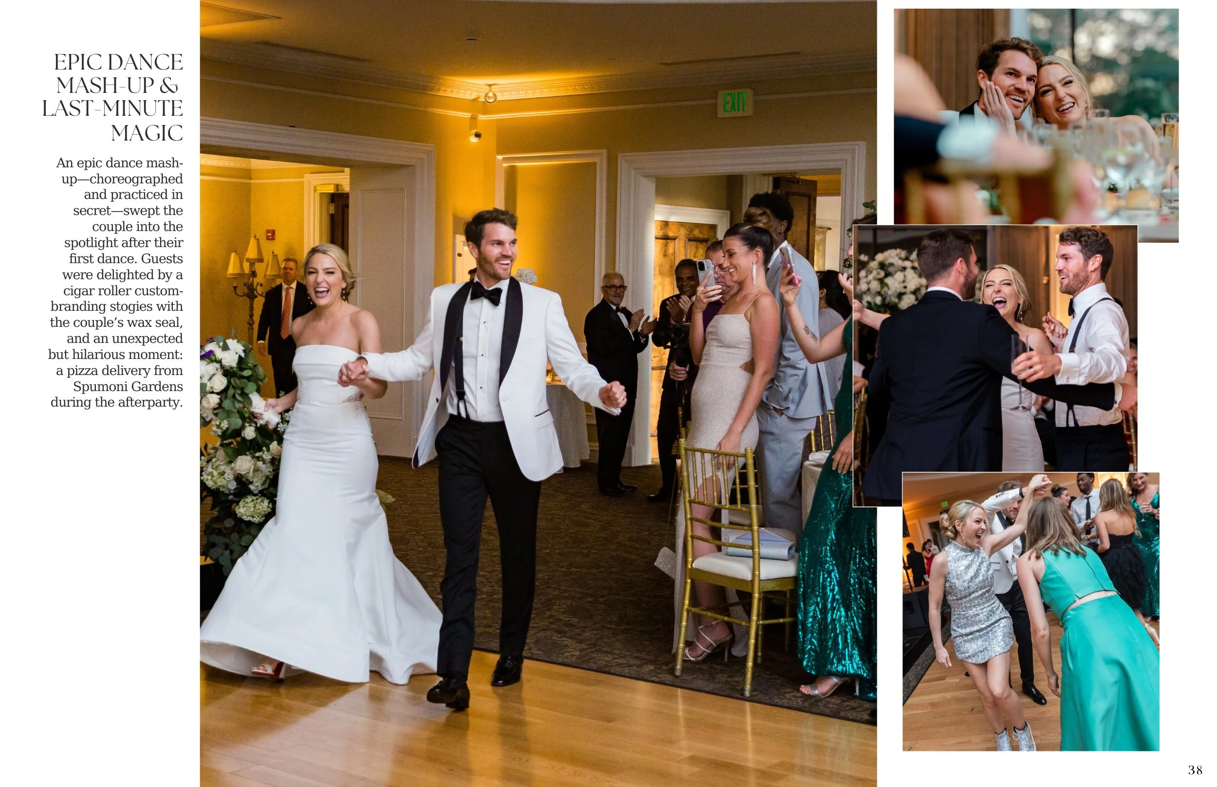 Oheka Castle Reception Celebrating