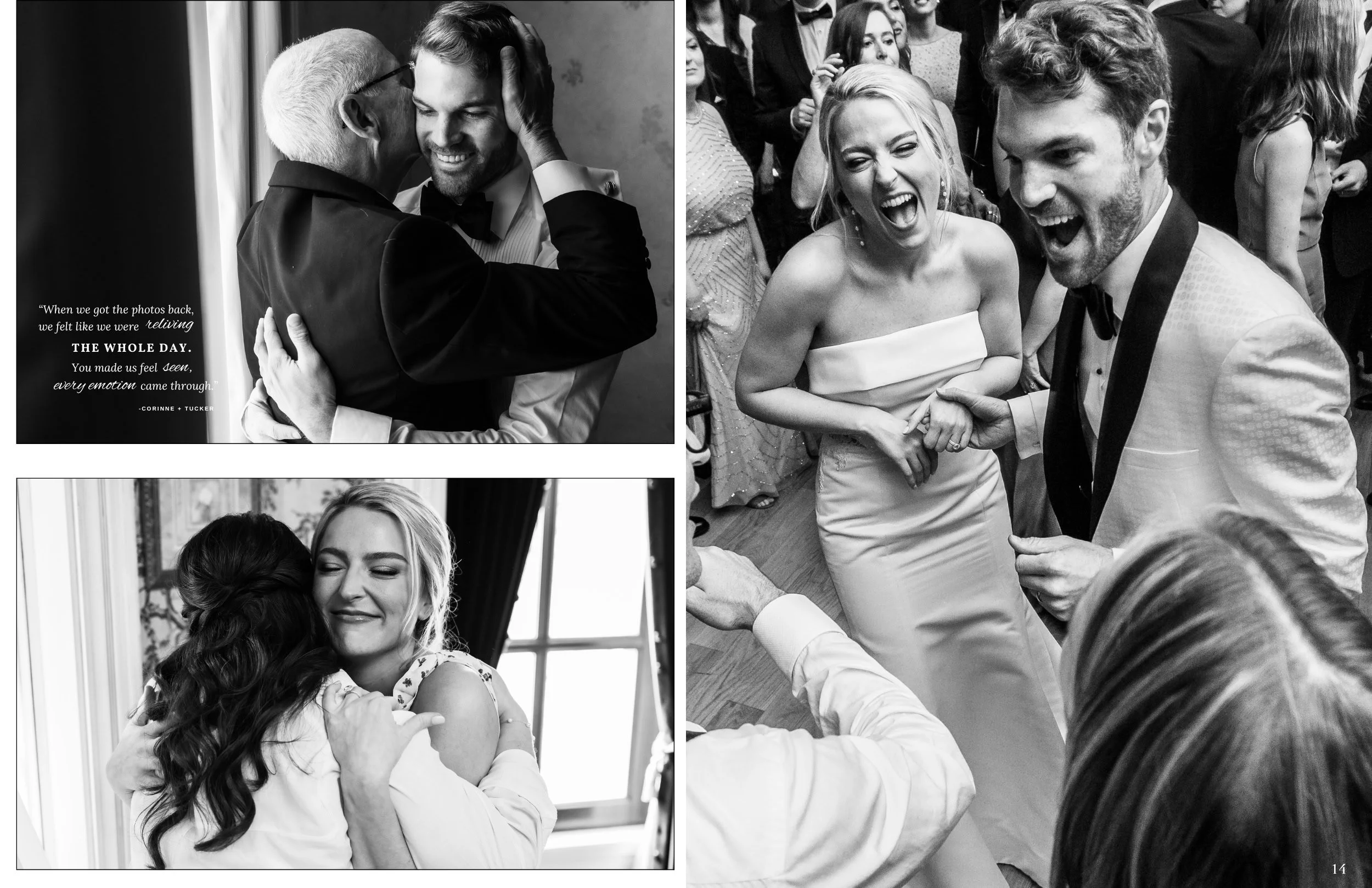emotions of the wedding day