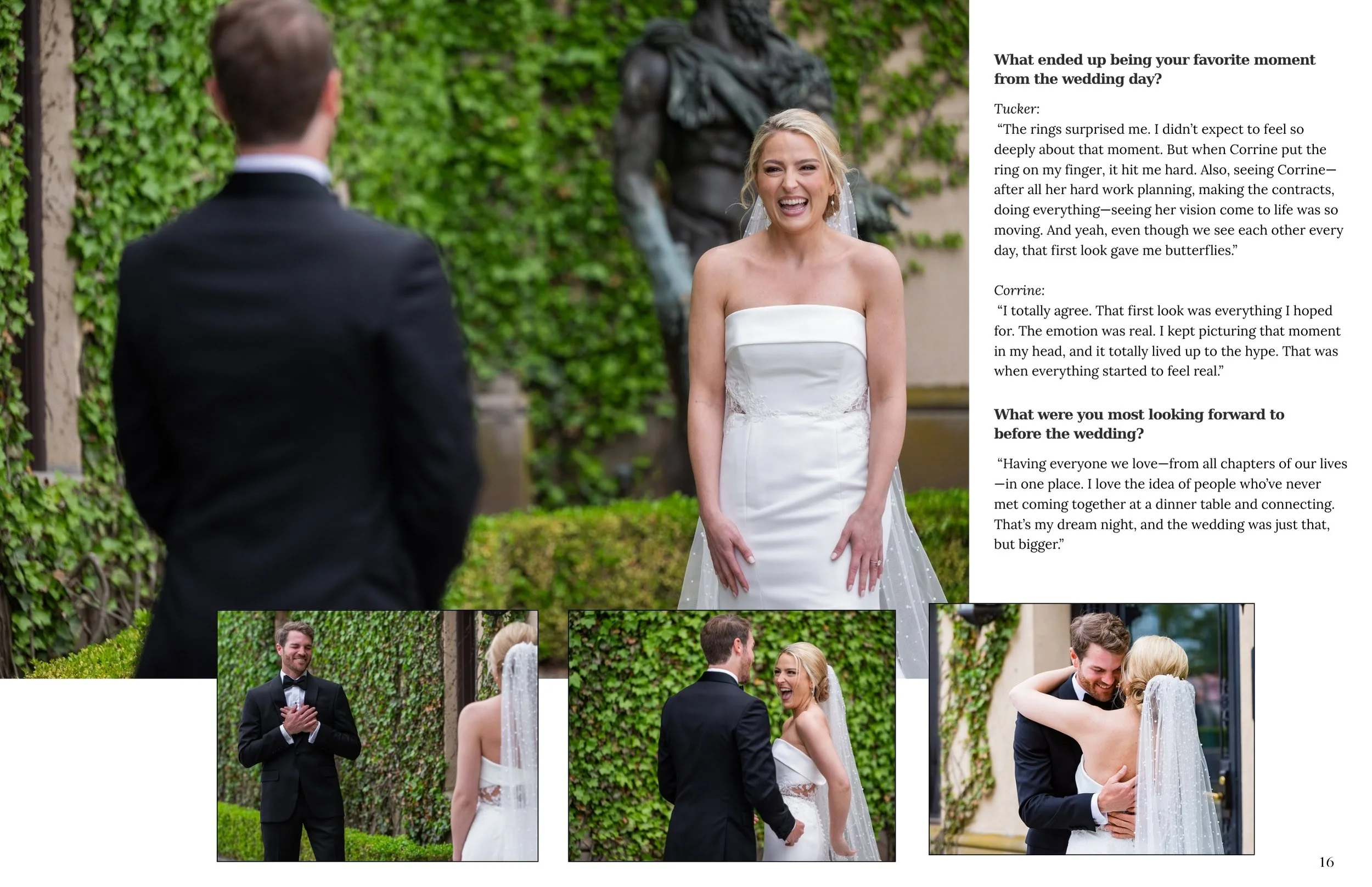 couples first look Oheka Castle