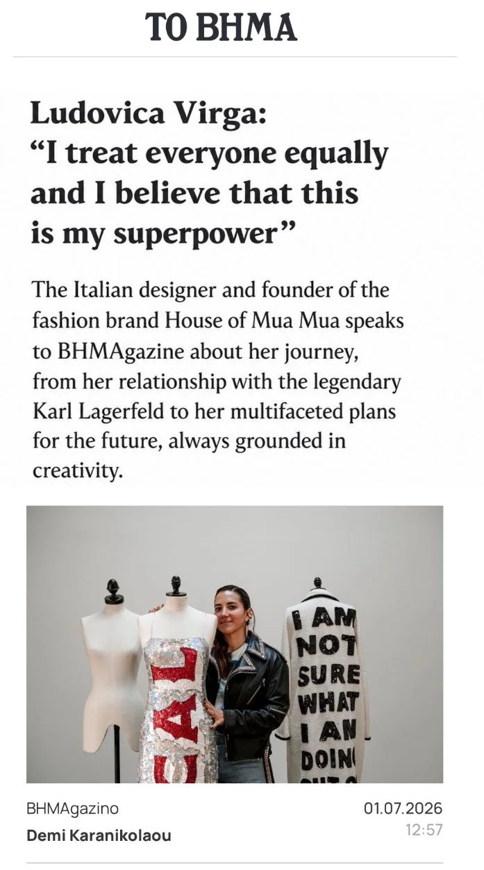 Ludovica Virga, of House of Mua Mua, is the luckiest girl in the world