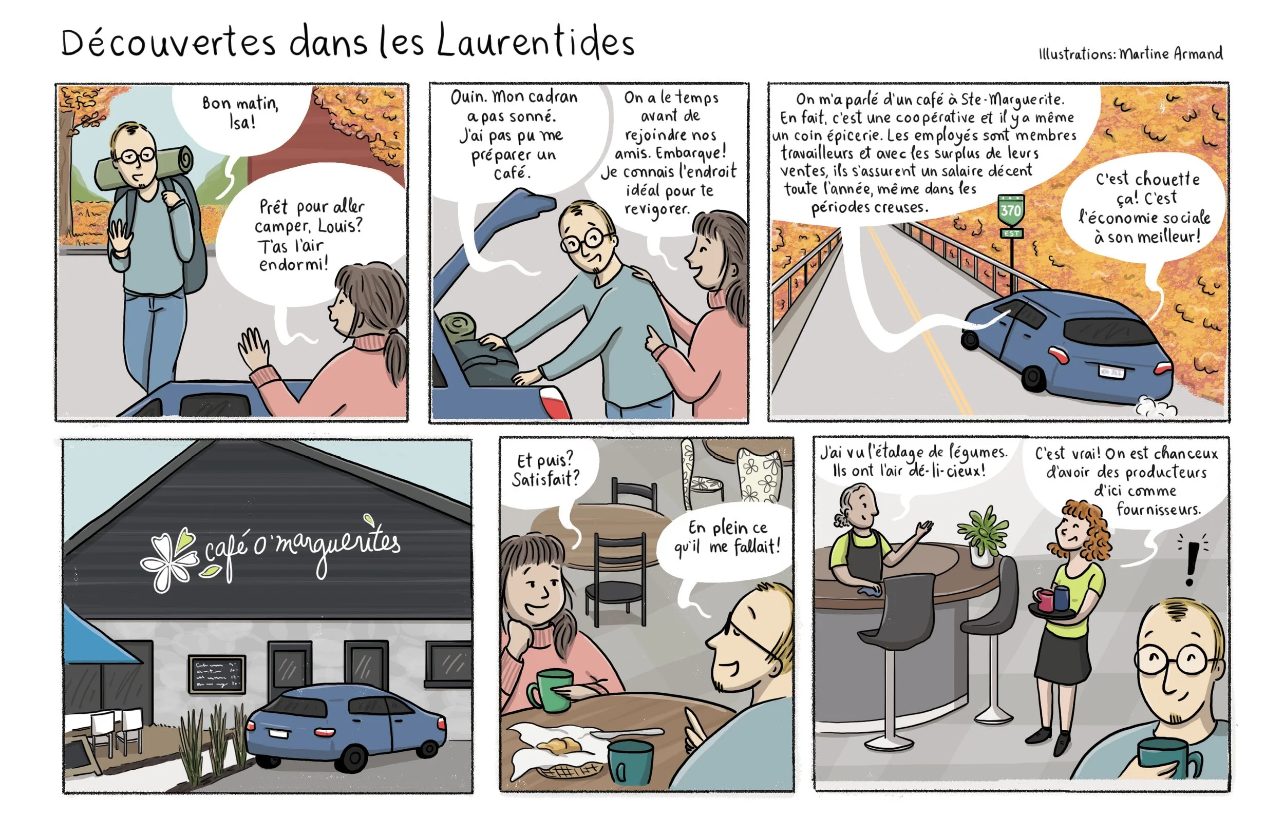 Extrait - Découvertes dans les Laurentides
pour Économie sociale Laurentides