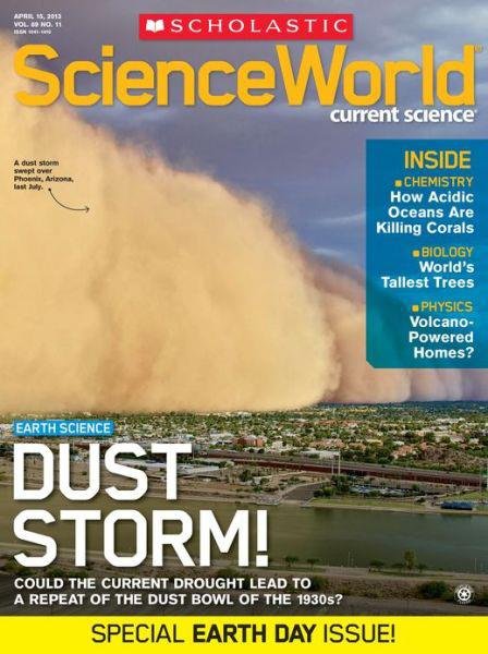 Scholastic Science World Cover, Haboob Photograph
