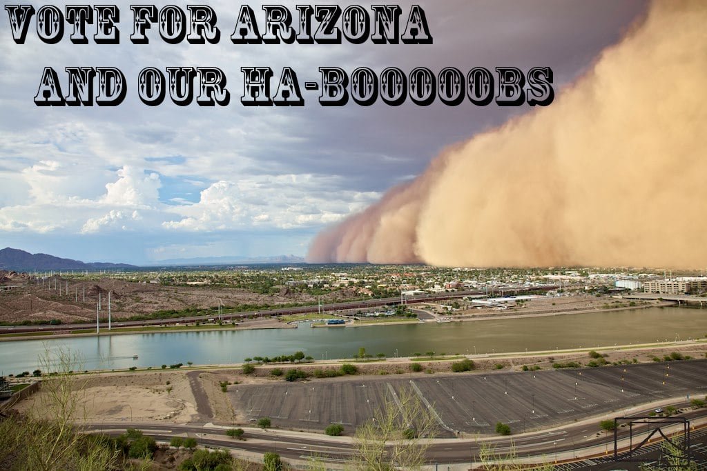 Vote, Haboob Arizona.