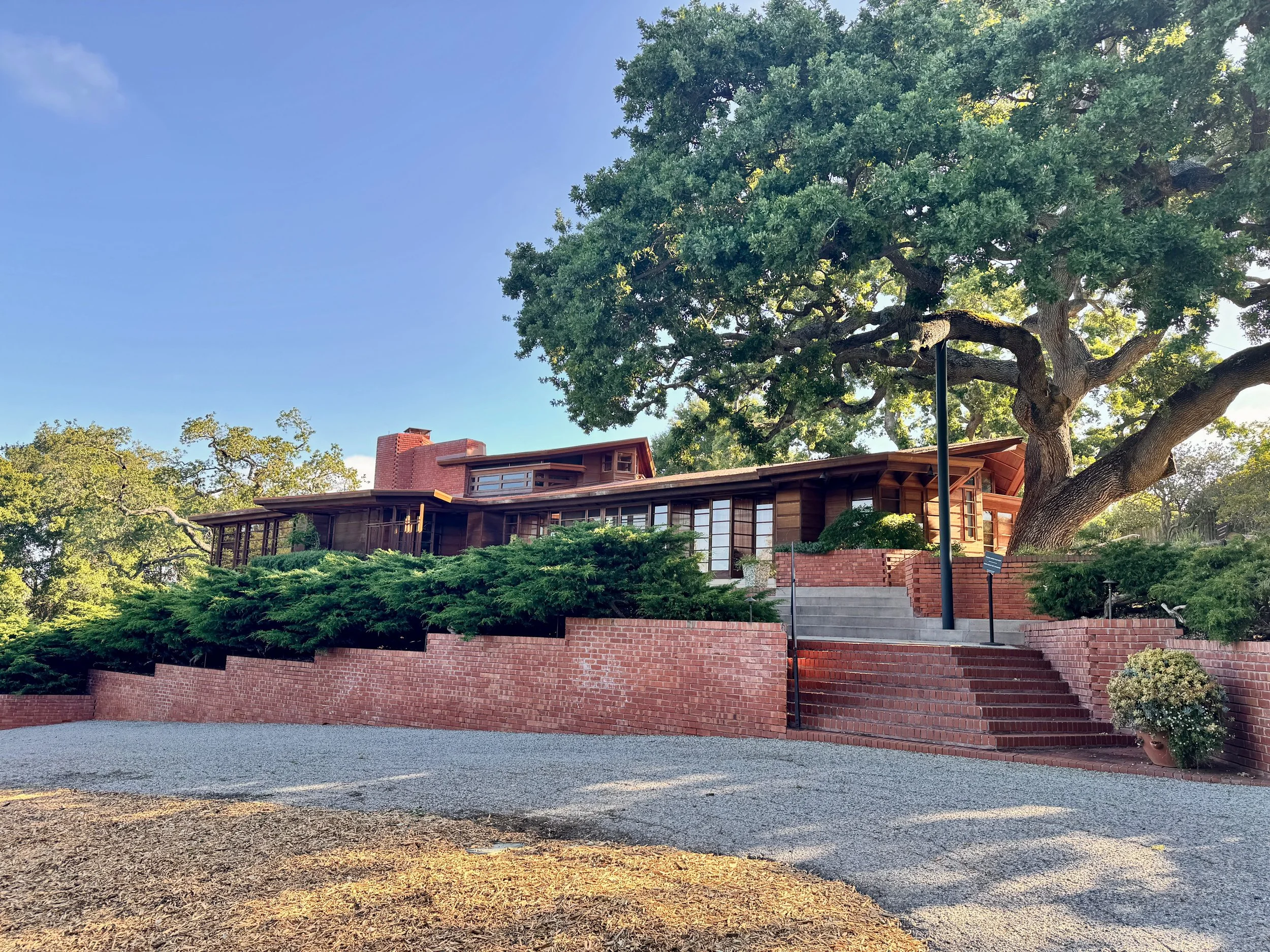 Frank Lloyd Wright’s Hanna House, also known as the “Honeycomb House”