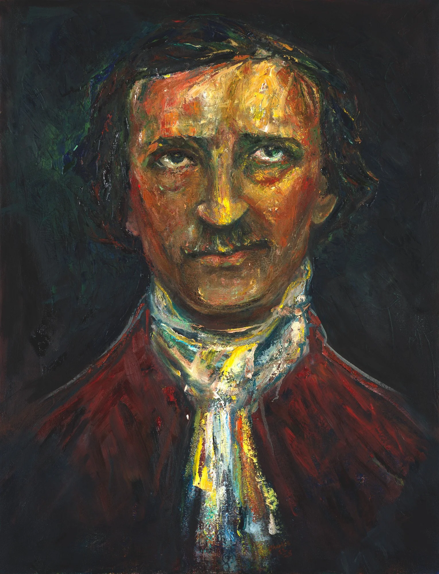 Poe, Oil on Linen, 42x32", 2025