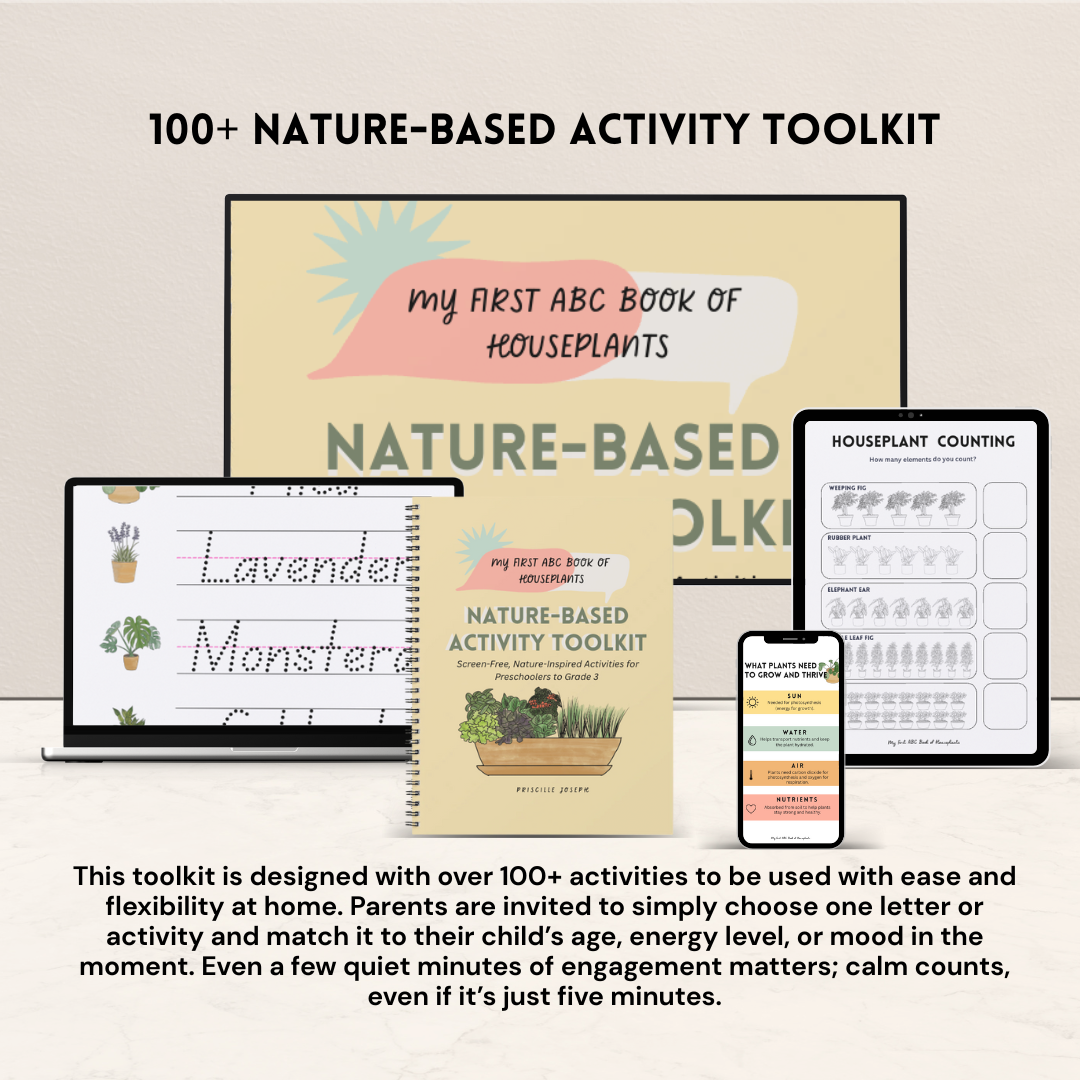 Nature-Based Activity Toolkit with over 100+ educational and fun calming activities (Instant Download)