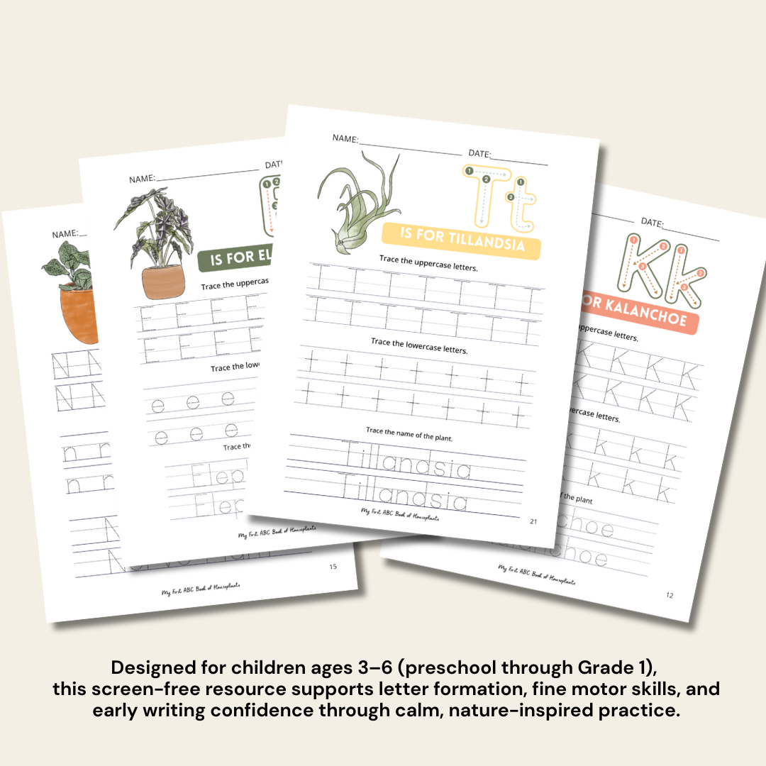 A–Z Letter Tracing 2 & Plant NAMES Writing Pack (Preschool–Grade 1).png