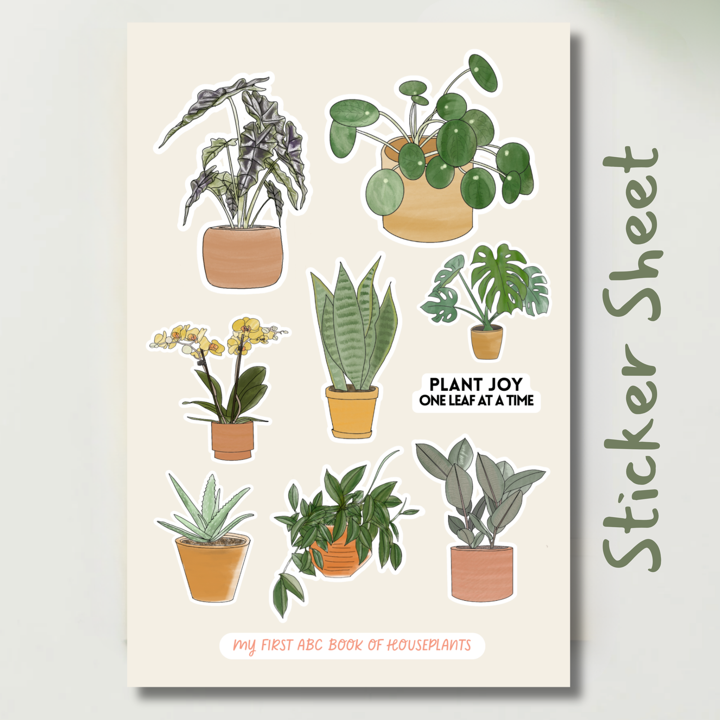 Houseplant Sticker Sheet