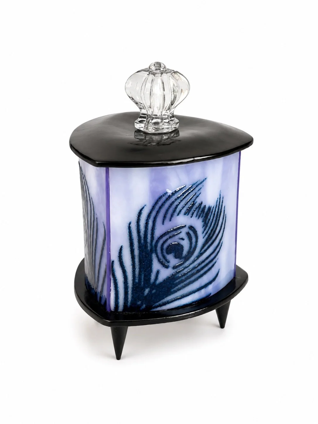 Peacock Treasure Box 5"