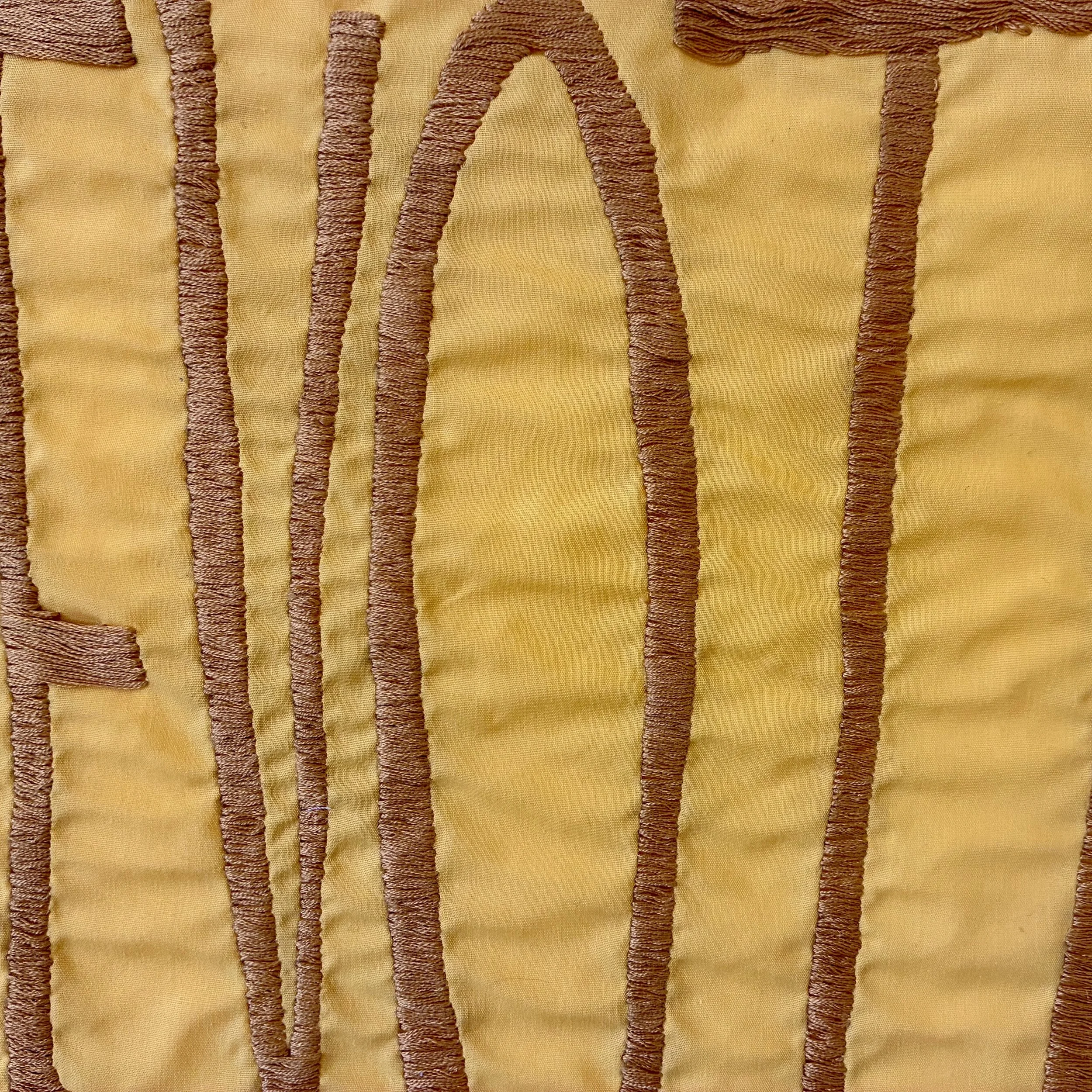 Banner IV (detail), cotton fabric, thread, size, 2026