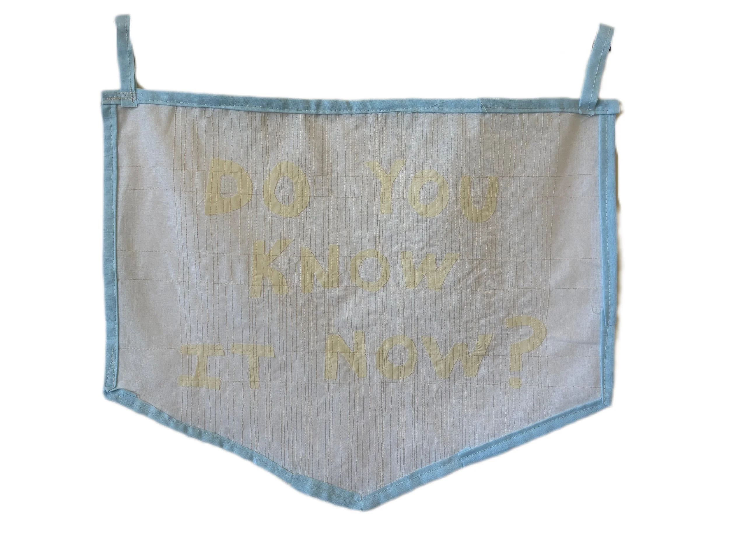 Banner VIII, cotton fabric, thread, size, 2026