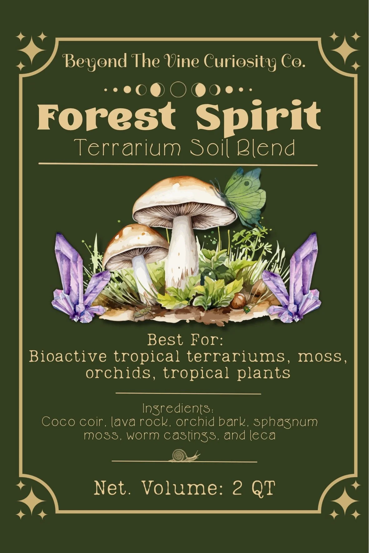 Forest Spirit Terrarium Soil Blend