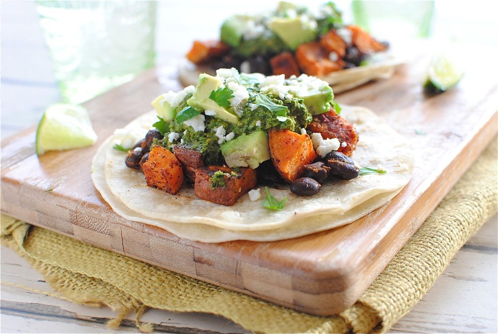 Sweet Potato Black Bean Tacos