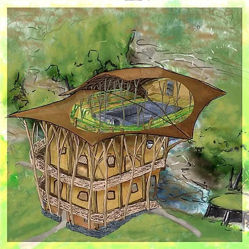 Chantier maison organique