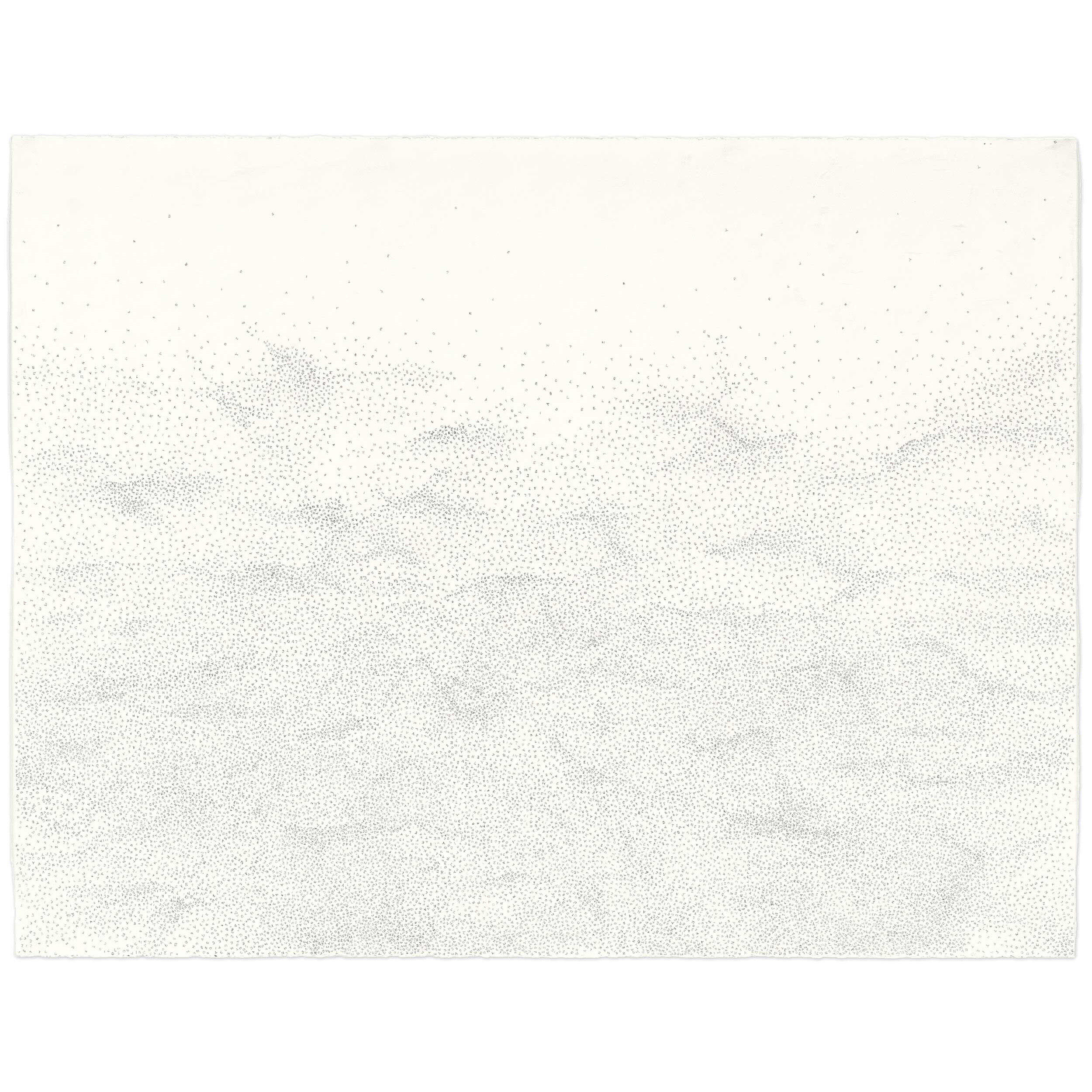   Forgetting  2007 Graphite on paper   38½” x 50” 