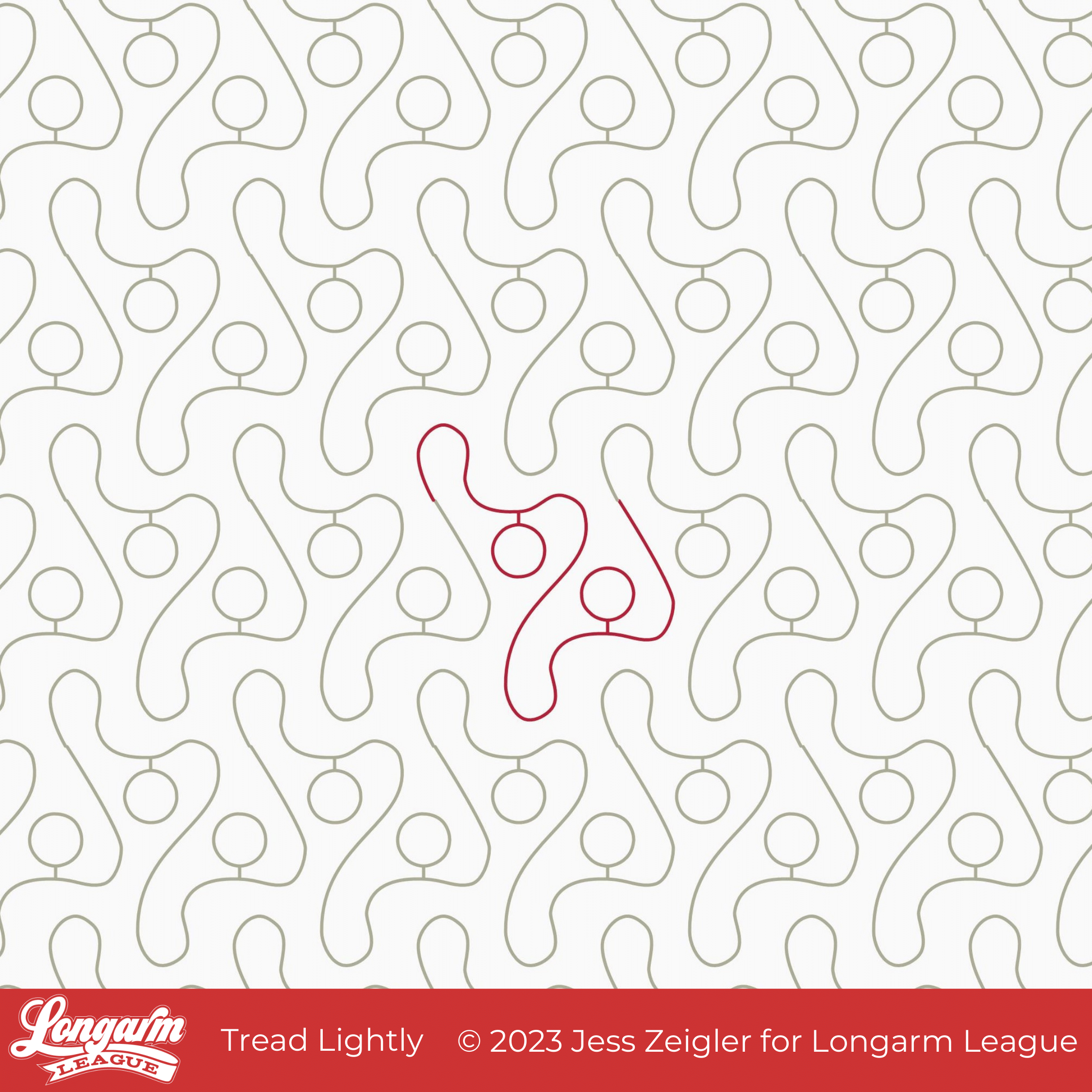 A maze with a red path leading from the bottom center to the middle of the maze.