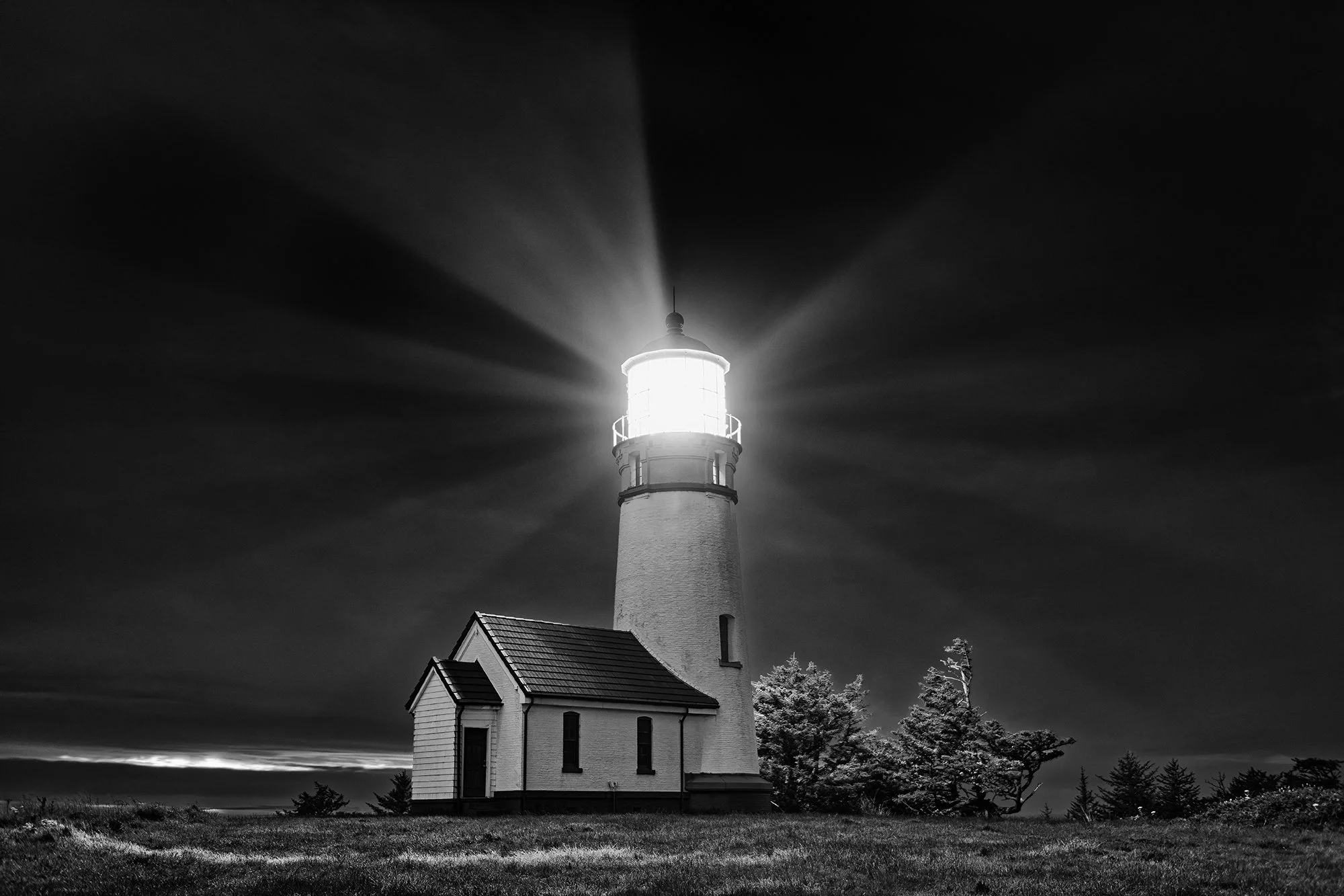 Cape Blanco Lighthouse Beaming