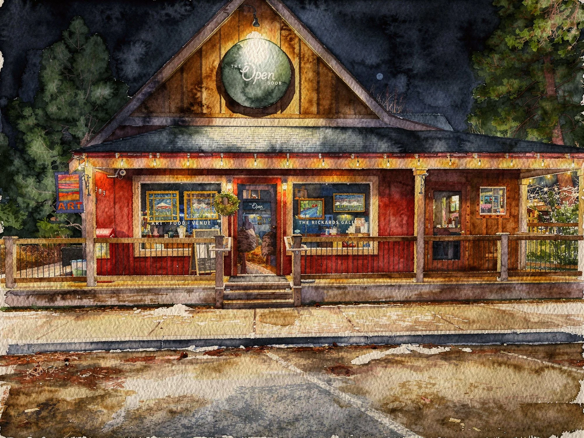 Open Door-Rickards Gallery 25068CUSHX2DC_4x3 v2WC, Group C Limited Edition Pricing
