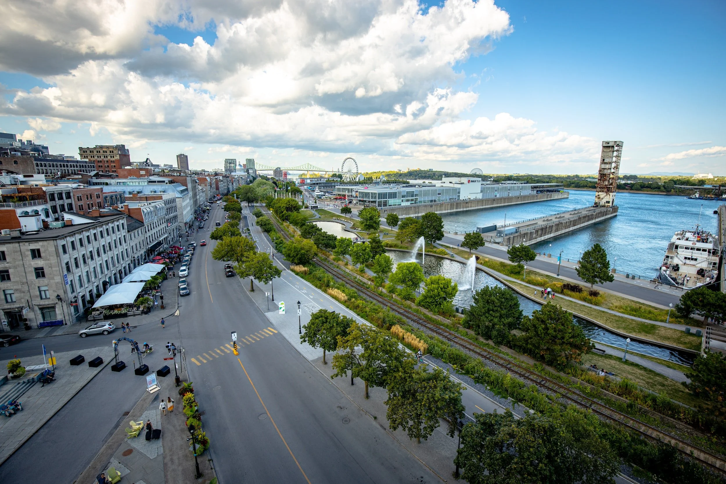 St. Lawrence River near Montreal, Canada is shrinking, leaving its shipping corridor scrambling