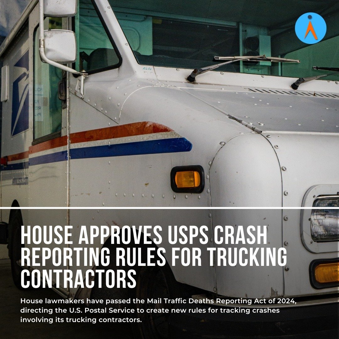 🚨 Attention, trucking pros! The House just passed the *Mail Traffic Deaths Reporting Act of 2024*, meaning the USPS will start cracking down on crash reporting for its trucking contractors. The goal? Better safety compliance after some shocking over