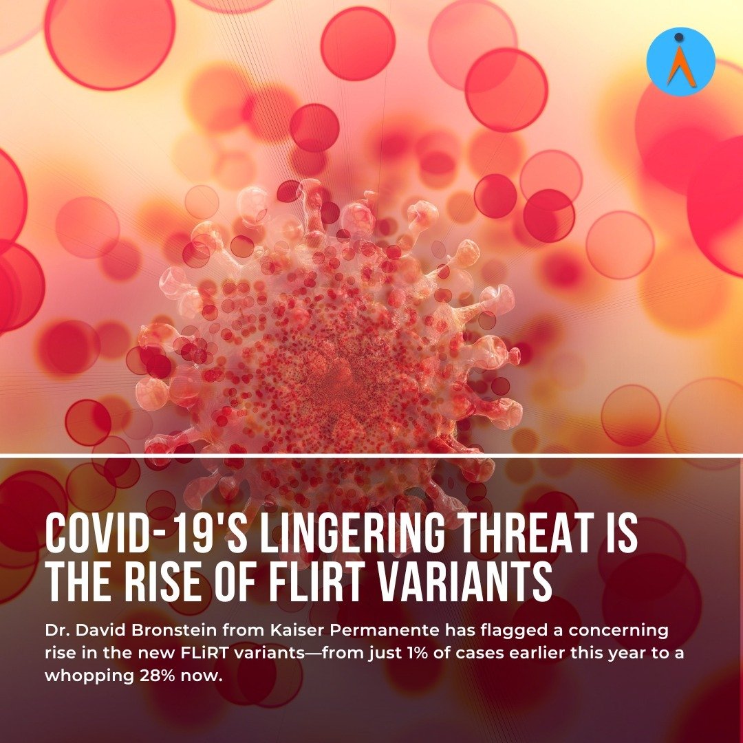 While the days of lockdowns may be behind us, COVID-19 hasn't left the building just yet. Dr. David Bronstein from Kaiser Permanente has flagged a concerning rise in the new FLiRT variants&mdash;from just 1% of cases earlier this year to a whopping 2