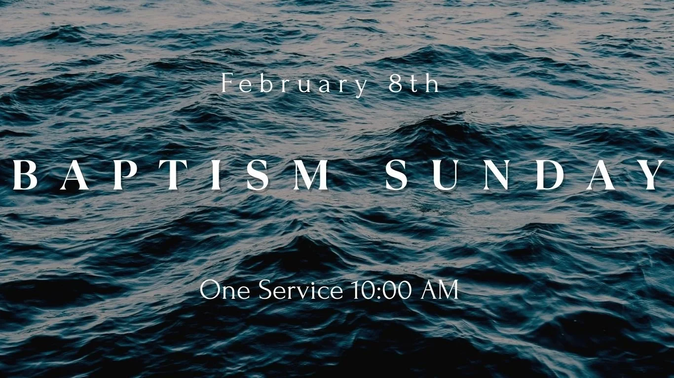 Baptism Sunday