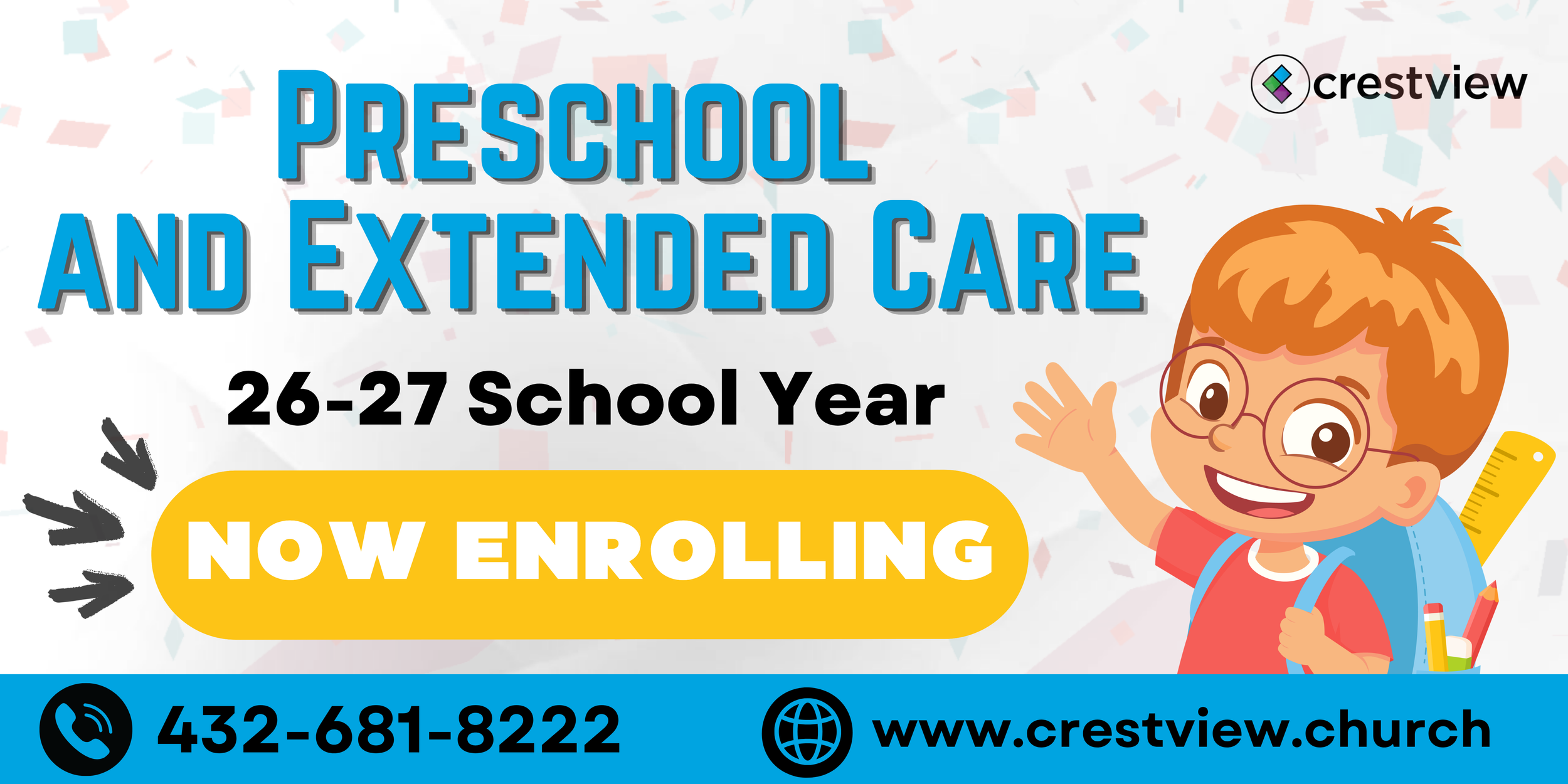 Crestview Preschool Now Enrolling!