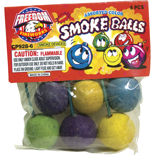 Assorted Color Smoke Balls
