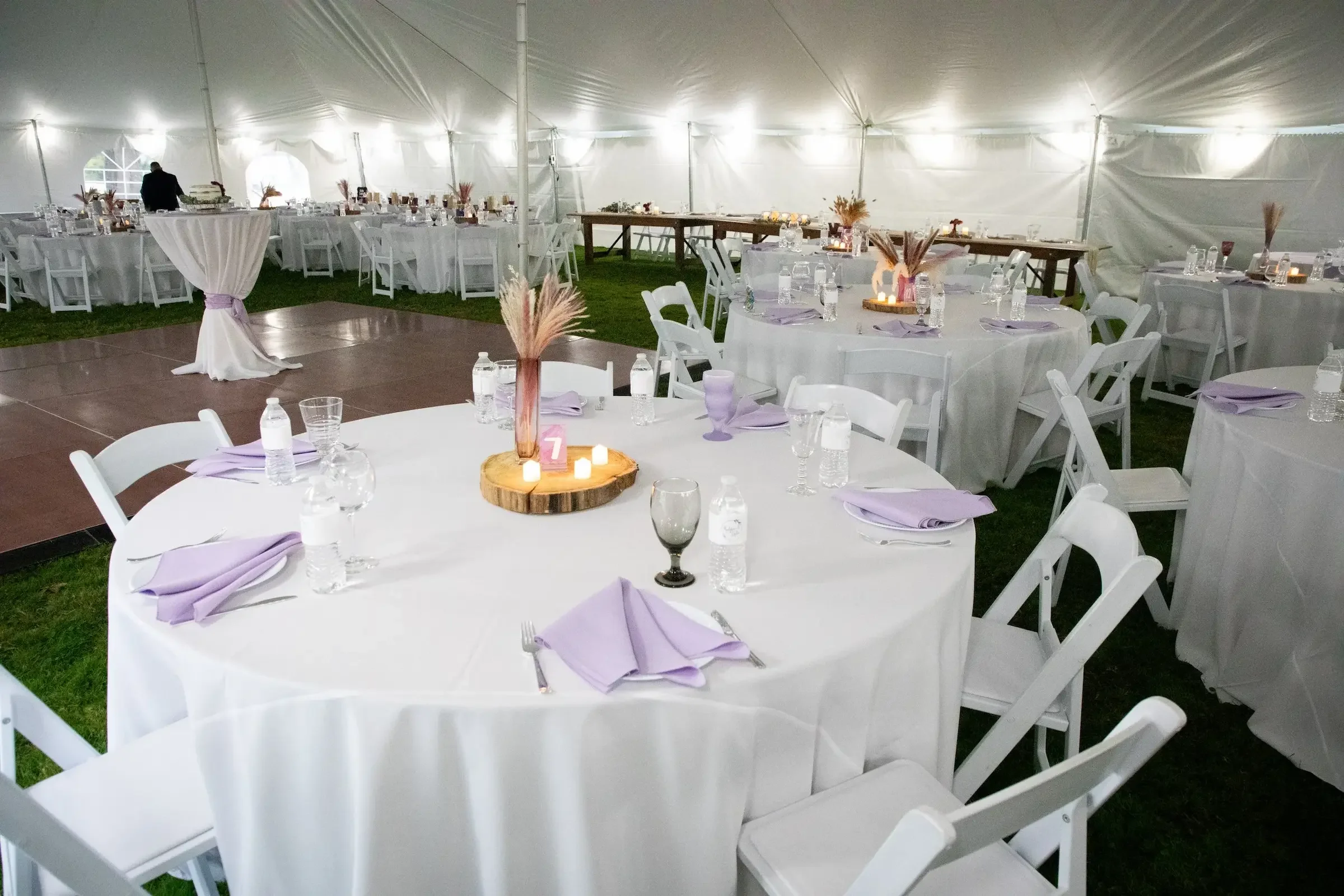 Downers grove table and chair rental with setup