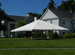 30x30 canopy tent rental for backyard party in Chicago suburbs