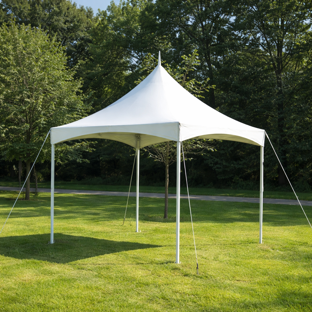 Event tent rental in Glen Ellyn IL for graduation party with professional setup