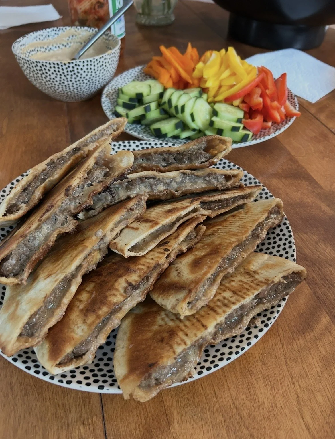 Stuffed Pita ‘Arayes’ - Lebanese Sandwich