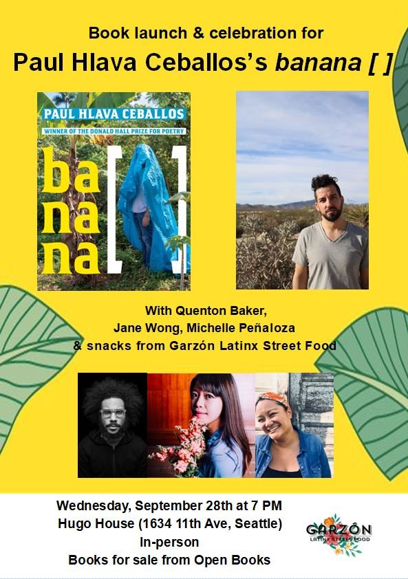banana [ ] Book Launch — Paul Hlava Ceballos
