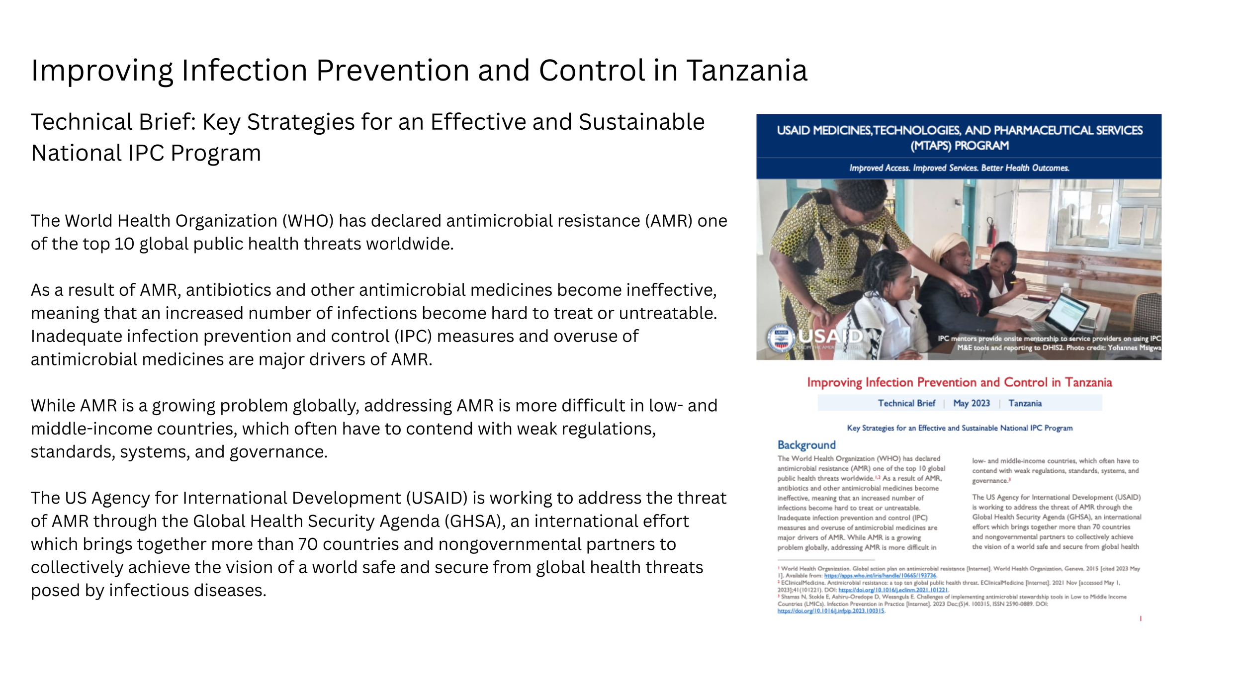 The World Health Organization (WHO) has declared antimicrobial resistance (AMR) one of the top 10 global public health threats worldwide.1,2 As a result of AMR, antibiotics and other antimicrobial.png