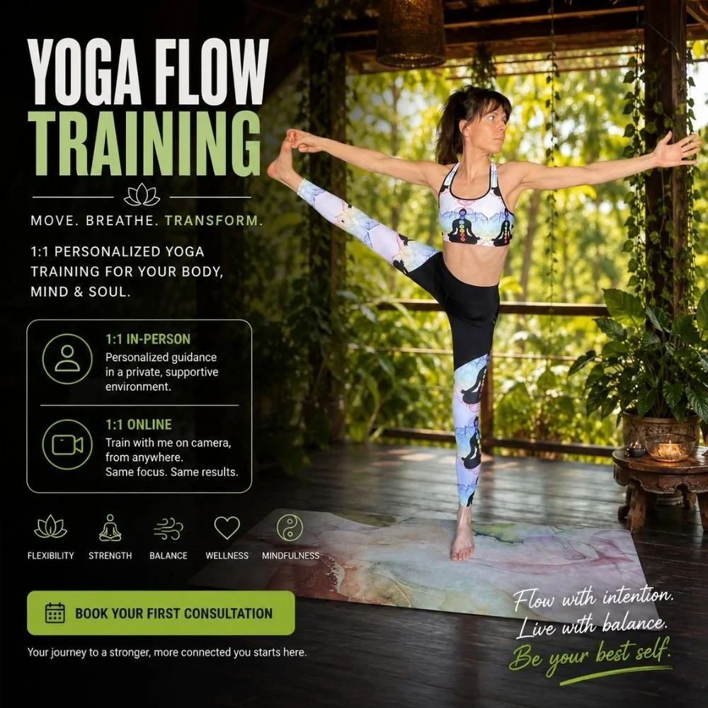 Personal Yoga Flow Coaching — Private 1:1 Online Yoga