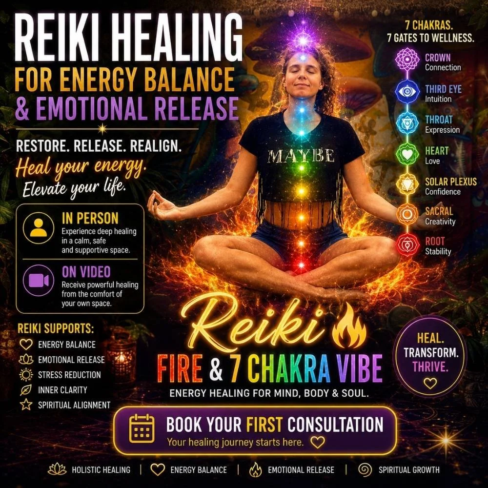 Reiki Healing Online for Energy Balance & Emotional Release
