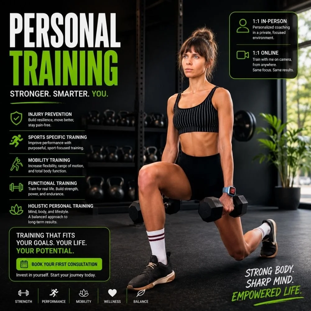 Personal Training With Custom Videos or 1:1 Live Coaching