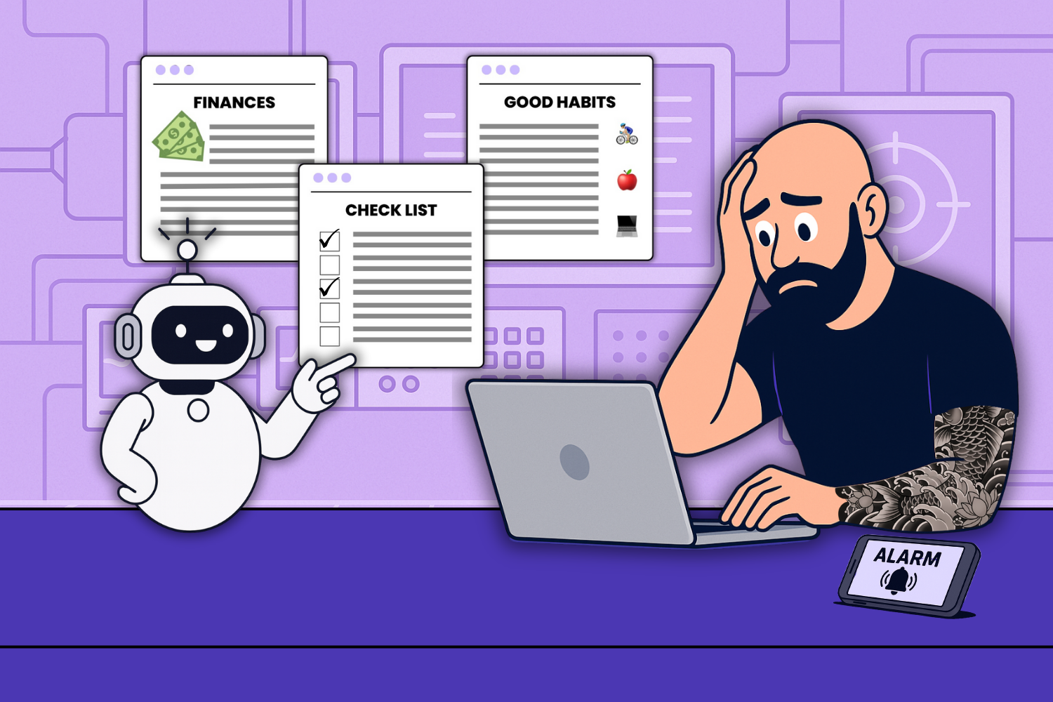 Screenshot of custom GPT AI coach for founders