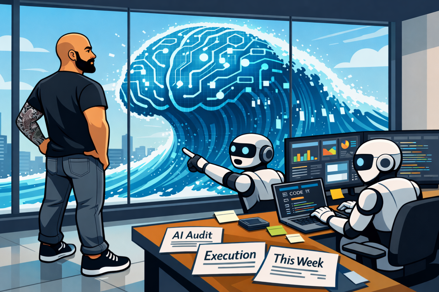 AI strategy for leaders as artificial intelligence moves mainstream, reshaping knowledge work and organizational execution