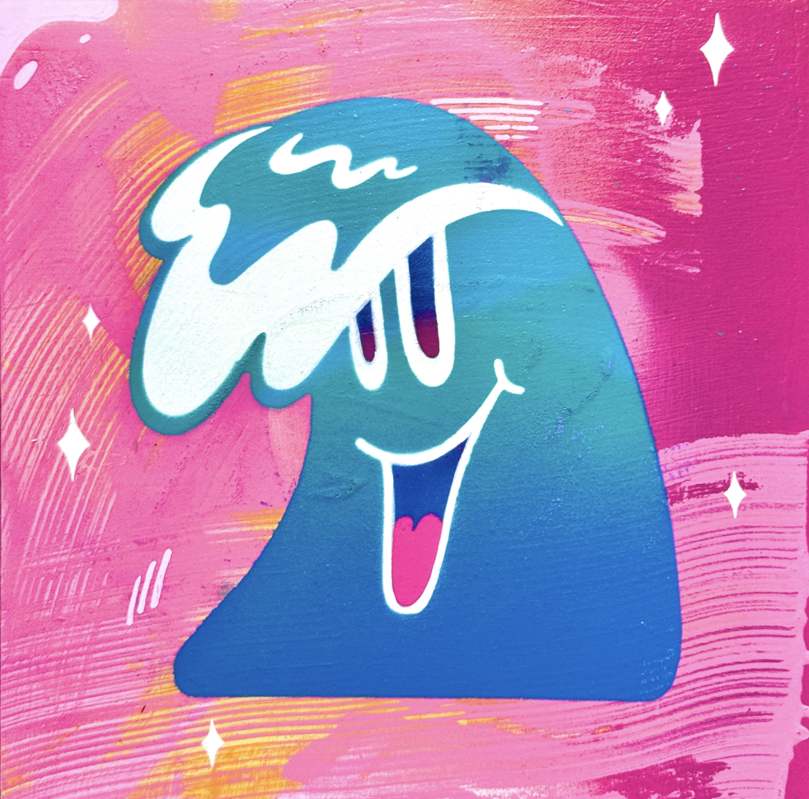 Strong Like Zion Lil Wavy Painting (11/12)