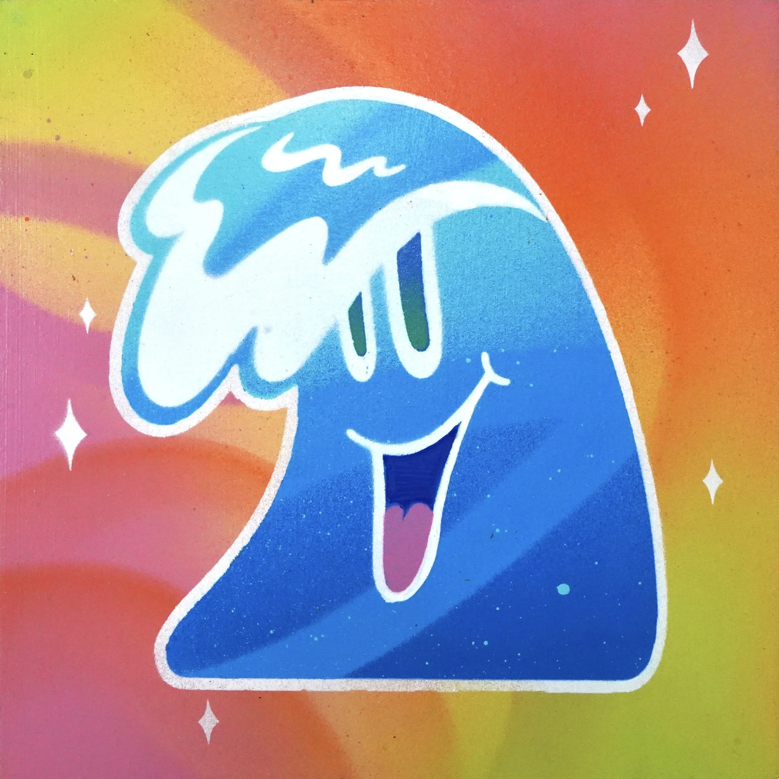 Strong Like Zion Lil Wavy Painting (8/12)