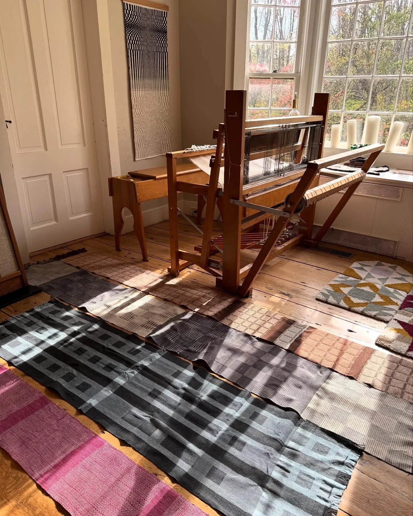 Many months of thought and work off the loom! #weaving