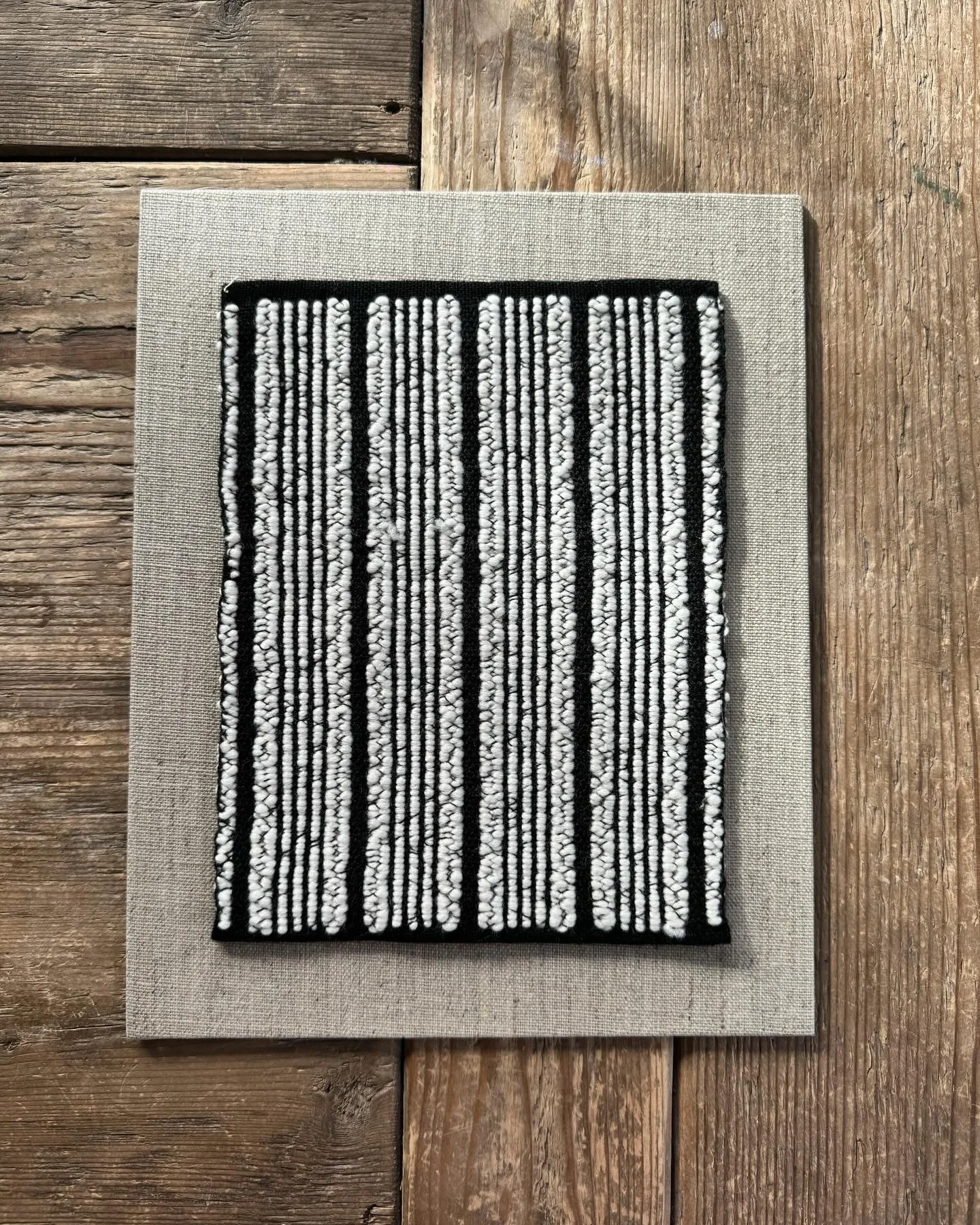 Monks belt samples off the loom #weaving