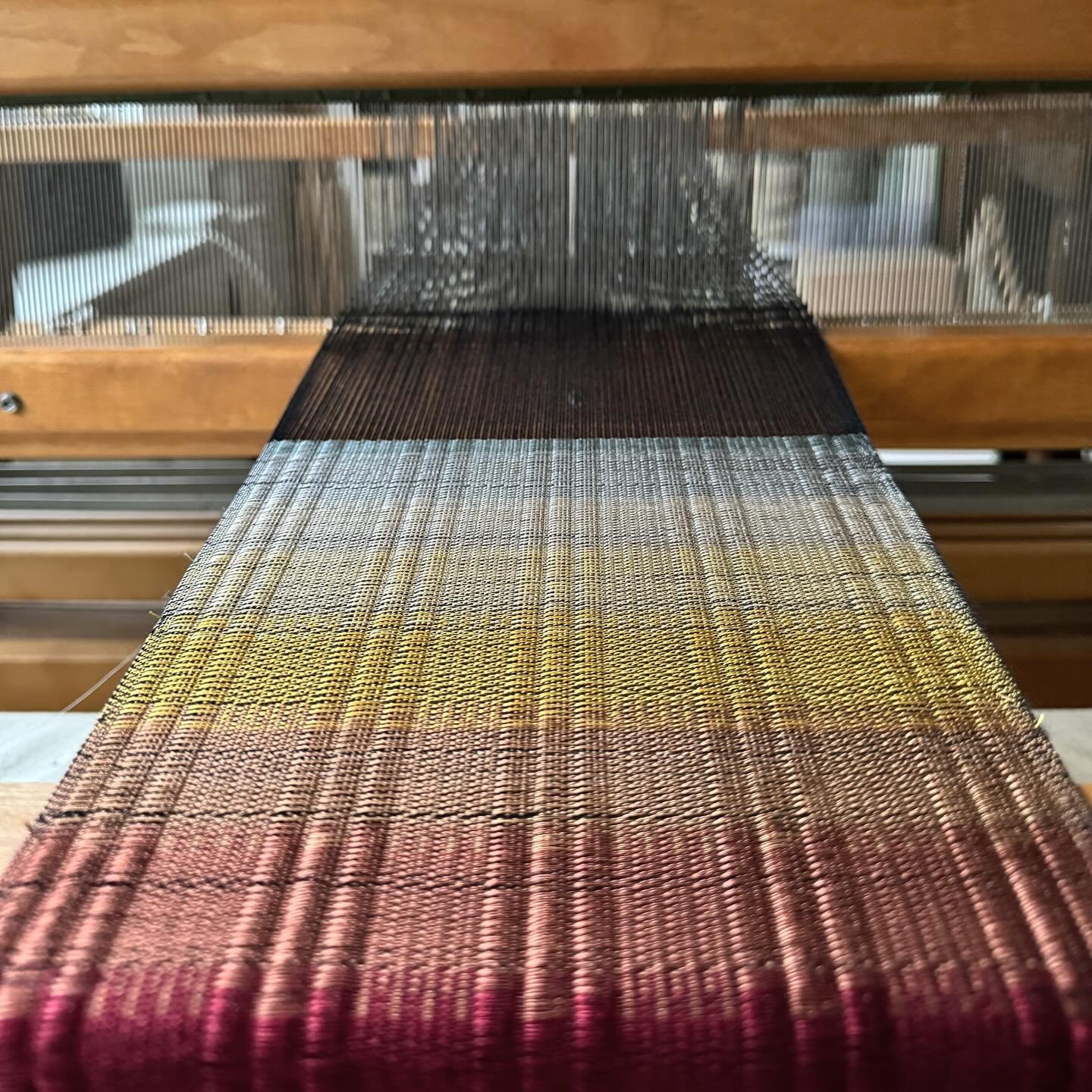 German Point monks belt with silk sewing thread ✨

#weaving #monksbelt