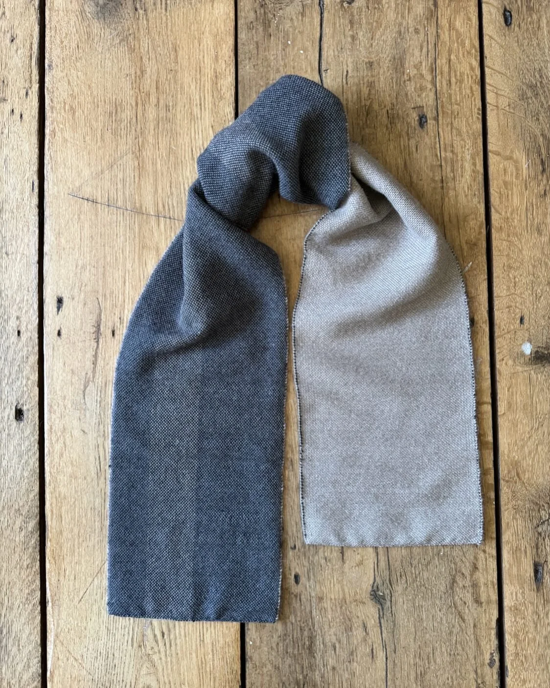 Double weave scarf with @gistyarn Ode alpaca #weaving